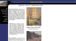 Desktop Screenshot of edgarpaynegallery.com