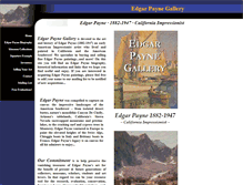 Tablet Screenshot of edgarpaynegallery.com